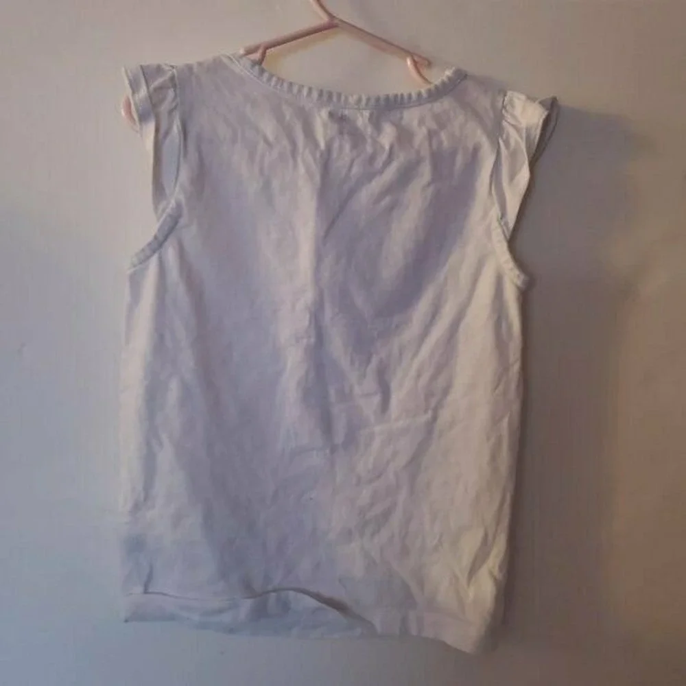 Gymboree America's Sweetheart White Sequin Tee 6